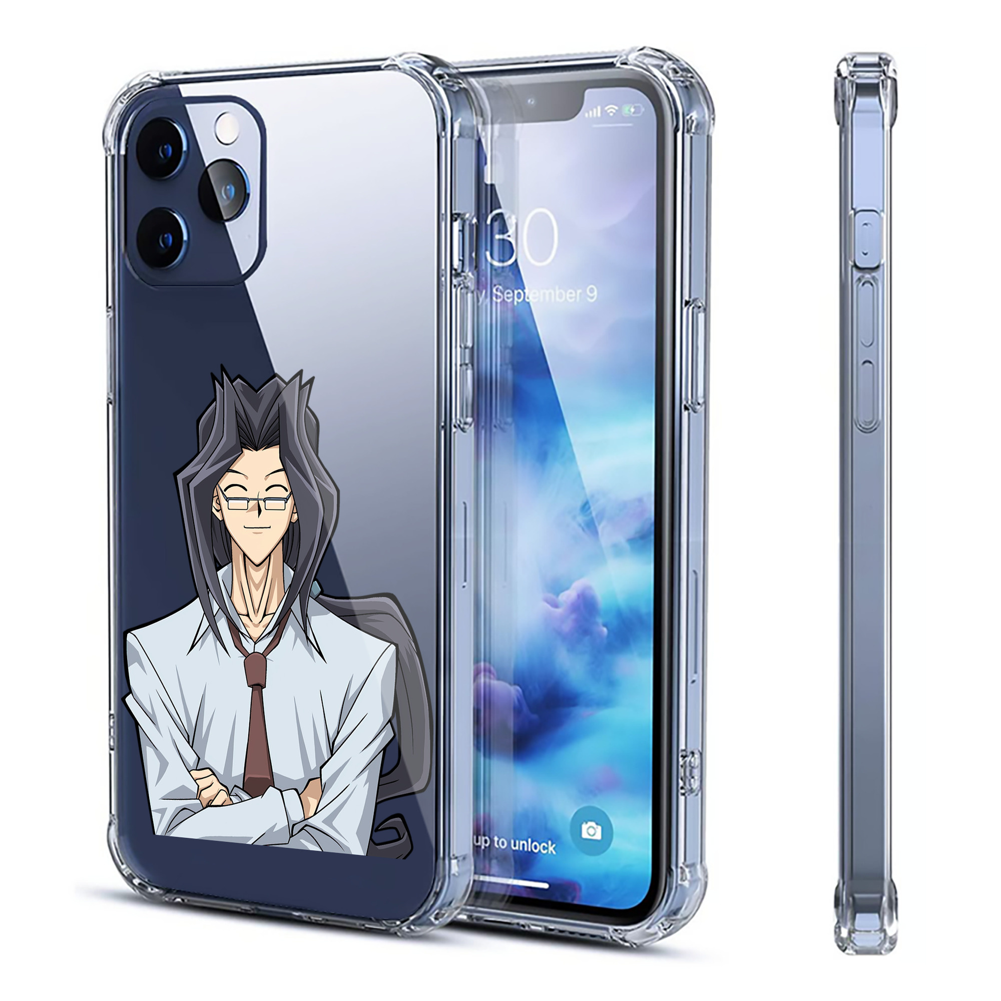 （画像用） 遊☆戯☆王 Yu-Gi-Oh! 【iPhone 12シリーズ対応】透明スマホケース（クリアソフトケース）